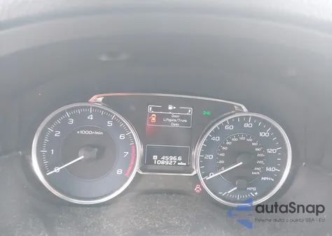 2016 Subaru Crosstrek 2.0I Limited z USA, uszkodzony, nr VIN JF2GPANC2G8326236